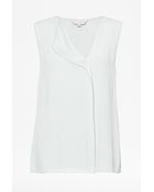 French Connection Hannah Crepe Sleeveless Top - Lyst