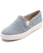 Sam Edelman Braxton Studded Slip On Sneakers - Lyst