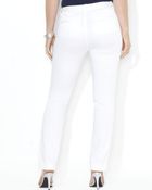 Ralph Lauren Lauren Plus Slim Fit Ankle Pants - Lyst