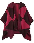 Johnstons Wool and Cashmere-blend Poncho - Lyst