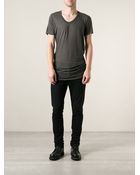 Rick Owens Long T-shirt - Lyst