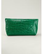 Emilio Pucci Crocodile Effect Clutch - Lyst