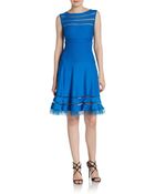 Tadashi Shoji Cutout Jersey Cocktail Dress - Lyst