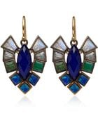 Nak Armstrong Gold Lapis Lazuli and Quartz Earrings - Lyst