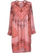 Etoile Isabel Marant Printed Mini Dress - Lyst
