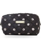 Anne Klein Polka Dot Quilted Cosmetic Case - Lyst
