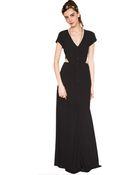 Pixie Market Aisha Black Maxi Dress - Lyst