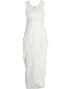 Zero + Maria Cornejo Shreya Wrap-Effect Voile Maxi Dress - Lyst