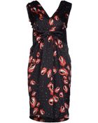 Karl Lagerfeld Knee-Length Dress - Lyst