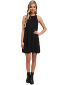 Alternative Apparel Rayon Twill Halter Dress - Lyst