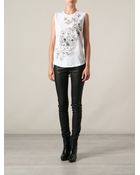 Alexander McQueen Skull Print Top - Lyst