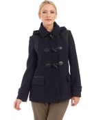 Guess Wool Toggle Coat - Lyst