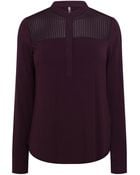 Karen Millen Modern Jersey Shirt - Lyst