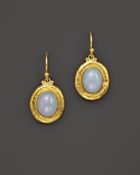 Gurhan 24K Yellow Gold Muse Blue Chalcedony Drop Earrings - Lyst