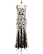 Betsy & Adam Lace And Sequin Mermaid Gown - Lyst