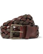 Ami Woven Leather Belt - Lyst