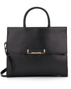 Ivanka Trump Heather Faux Leather Top Handle Briefcase - Lyst