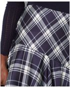 Lauren by Ralph Lauren Ruffled Tartan Skirt - Lyst