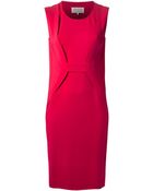 Maison Martin Margiela Panel Front Jersey Dress - Lyst
