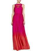 Matthew Williamson Ombre Spring Chiffon Gown - Lyst