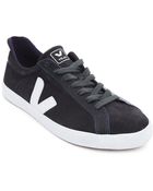 Veja Esplar Navy Canvas Sneakers - Lyst