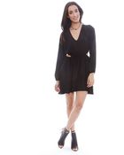 Donna Mizani Cut Out Flounce Dress - Lyst