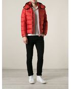Moncler Hooded Jacket - Lyst