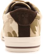 Polo Ralph Lauren Vaughn Camo Canvas Sneakers - Lyst