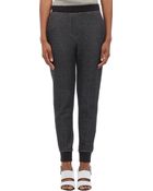 T By Alexander Wang Twill French Terry Sweatpants - Lyst