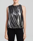 Rachel Zoe Top - Avalon Sleeveless Drape - Lyst