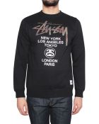 Stussy Wt Camo Cotton Sweatshirt - Lyst