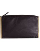 Lanvin Gold Edged Clutch - Lyst