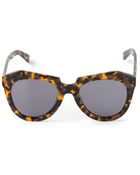 Karen Walker Number One in Crazy Tort Sunglasses - Lyst