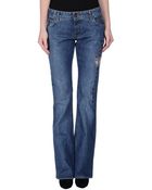 Just Cavalli Denim Trousers - Lyst
