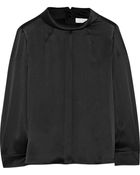 Chloé Silk-Satin Blouse - Lyst