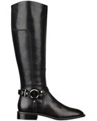 Nine West Batley Leather Riding Boots - Lyst