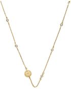 Michael Kors Pavé Gold-Tone Necklace - Lyst
