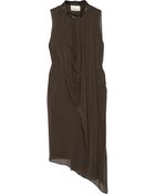 3.1 Phillip Lim Draped Stretch-Silk Dress - Lyst