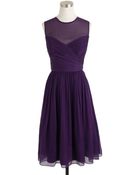 J.Crew Petite Clara Dress In Silk Chiffon - Lyst