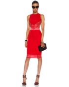 Christopher Kane Cutaway Side Elastic Dress - Lyst