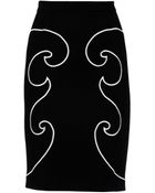 Moschino Knee Length Skirt - Lyst