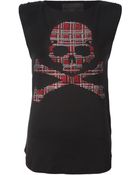 Philipp Plein Embellished Skull Vest - Lyst