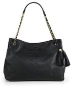Tory Burch Thea Chain Shoulder Slouchy Tote - Lyst
