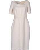 Valentino Knee-Length Formal Silk Blend Dress - Lyst