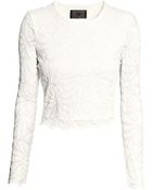 H&M Lace Top - Lyst