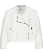 3.1 Phillip Lim Leather-Paneled Matelassã© Biker Jacket - Lyst