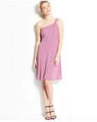 Ann Taylor Petite Jersey One Shoulder Bridesmaid Dress - Lyst