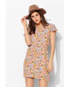 Pins And Needles Plungeback Fit Flare Dress - Lyst