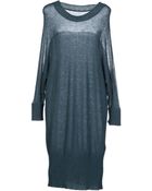 Mm6 By Maison Martin Margiela Kneelength Dress - Lyst