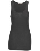 Stefanel Supima Jersey Tank Top - Lyst